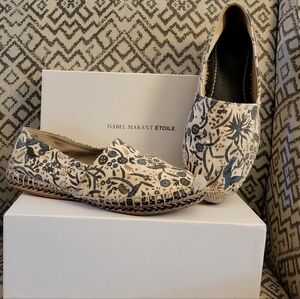 Isabel Marant Etoile Floral Espadrille Flat EU 40